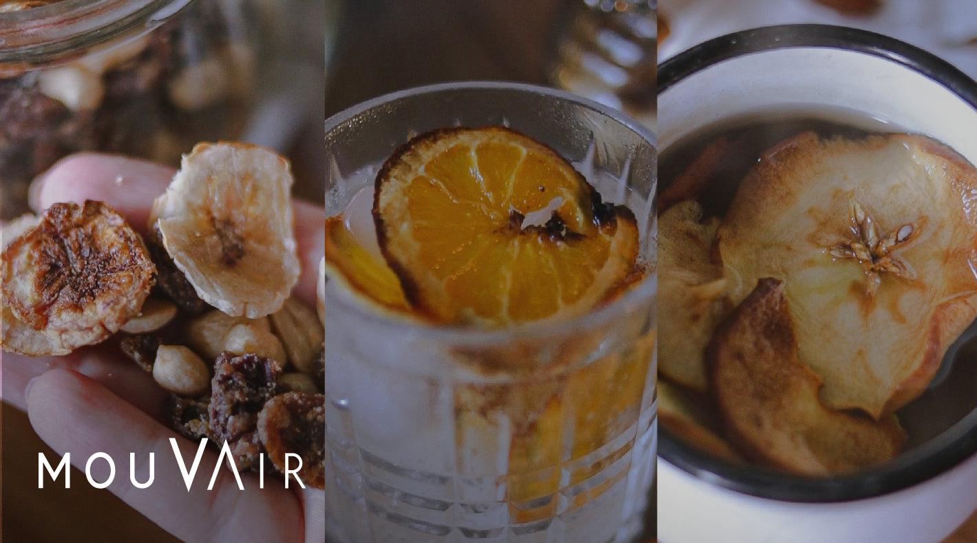Aprende a deshidratar frutas en nuestro horno freidora Mouvair Crisp - Mouvair