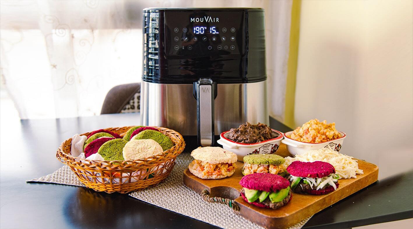 Arepas en Freidora de Aire - De colores y sabores - Mouvair