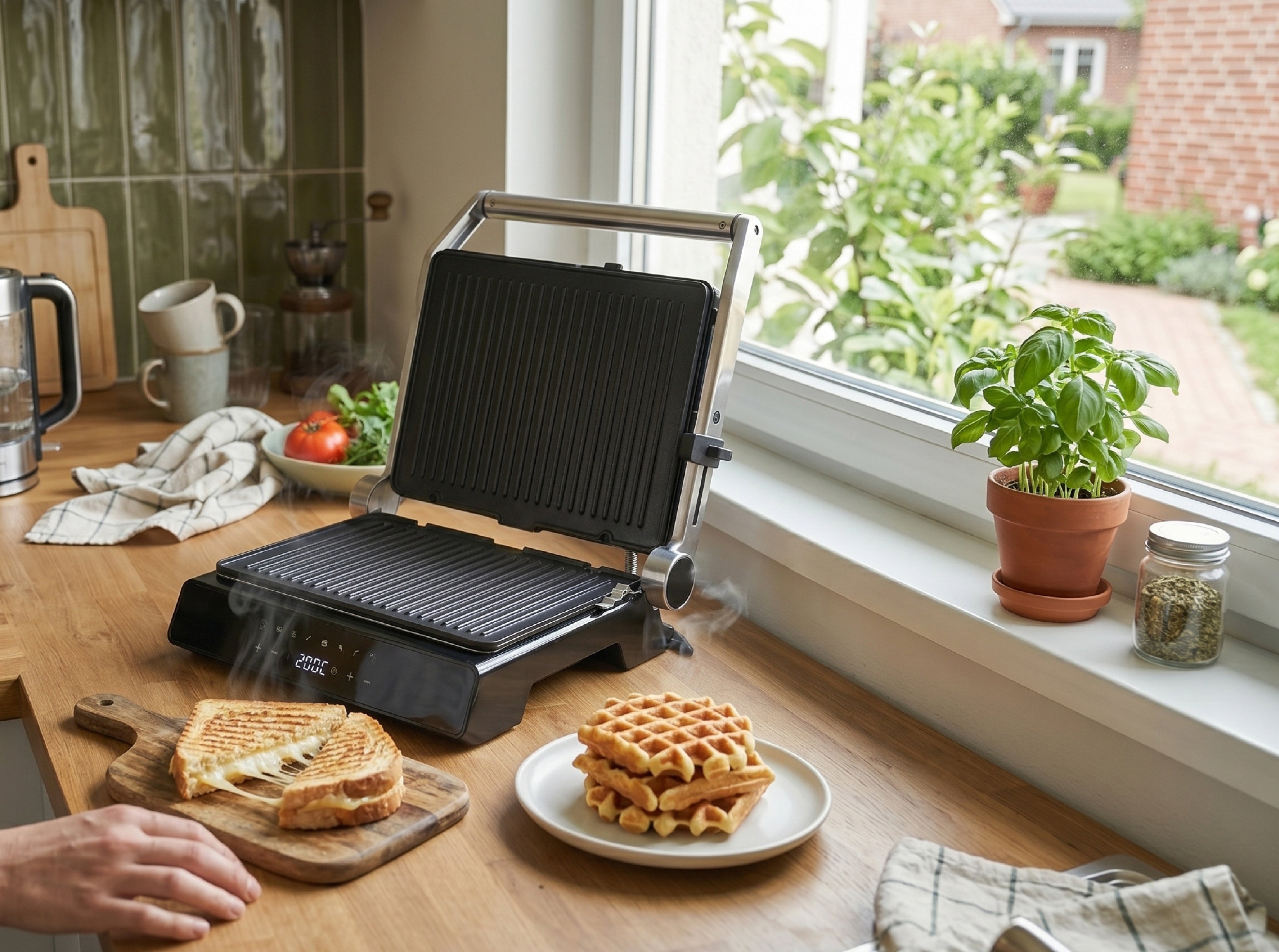 5 recetas fáciles para preparar en una plancha eléctrica 3 en 1