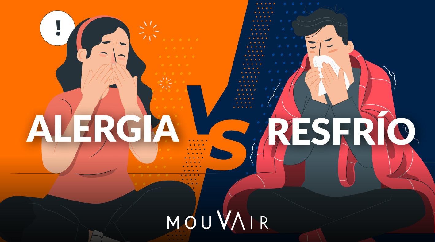 ¿Cómo diferenciar un resfrío de una alergia? - Mouvair