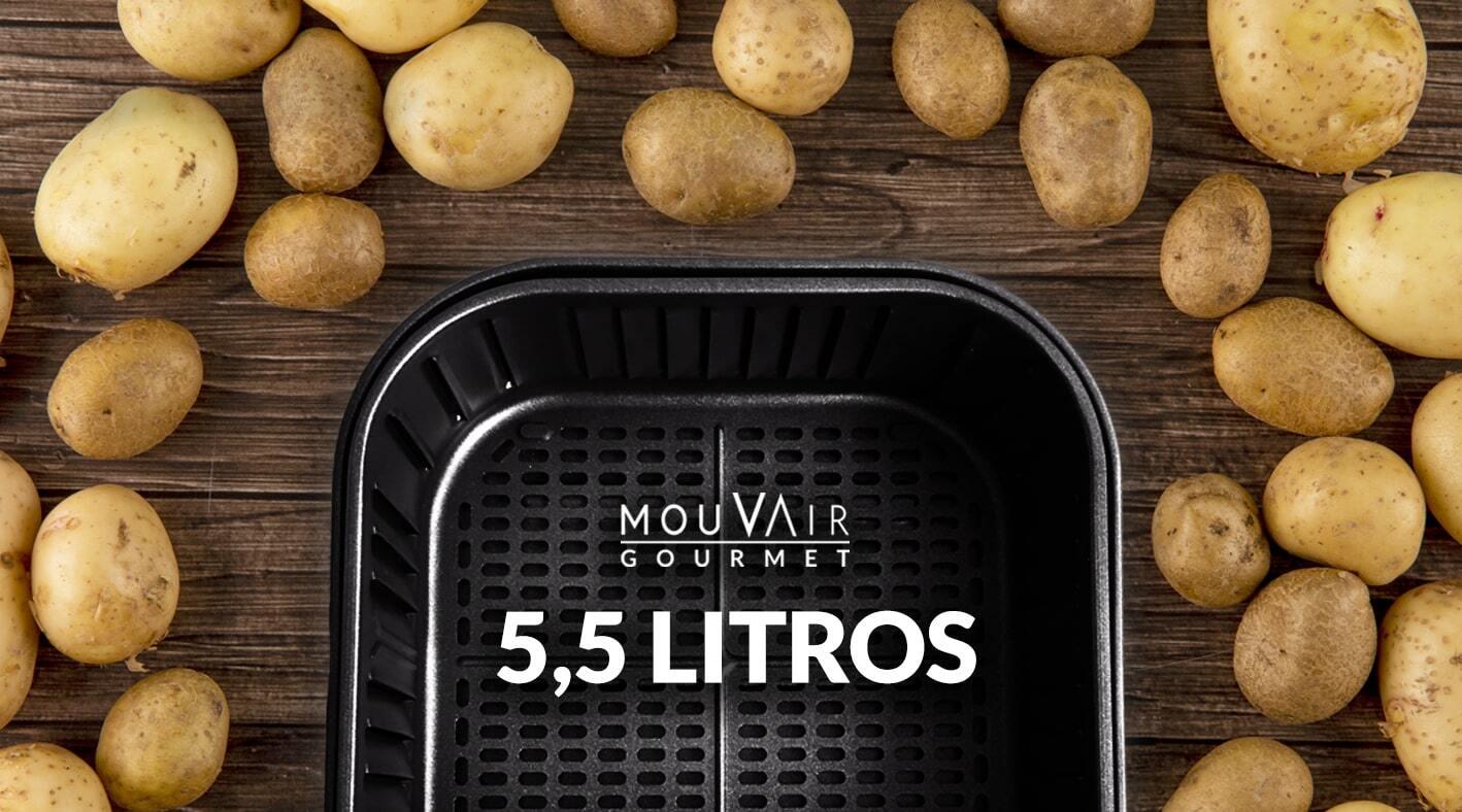 ¿Cuánto puedes cocinar en tu freidora de aire Mouvair Gourmet? - Mouvair