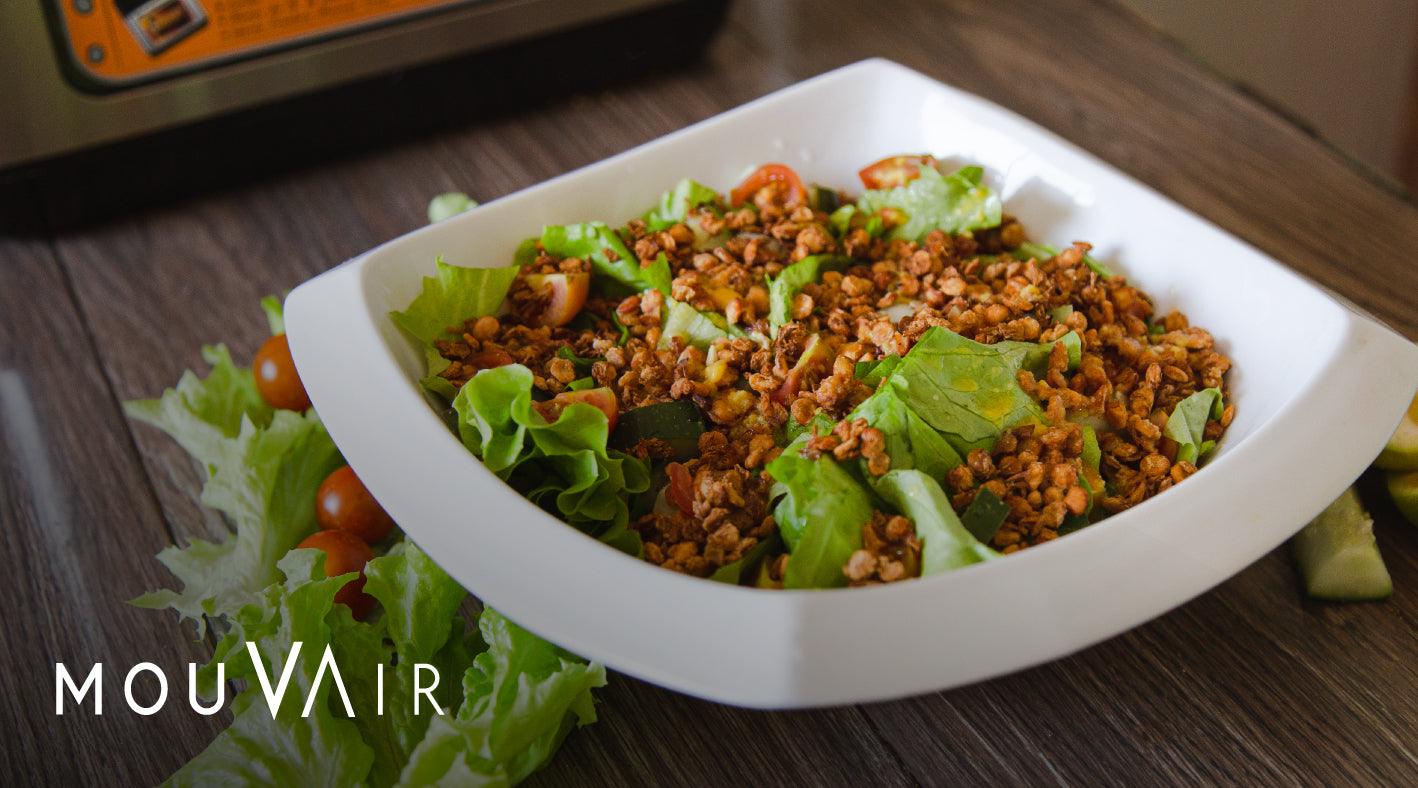 Día de las Legumbres: Lentejas crocantes en horno freidora de aire - Mouvair