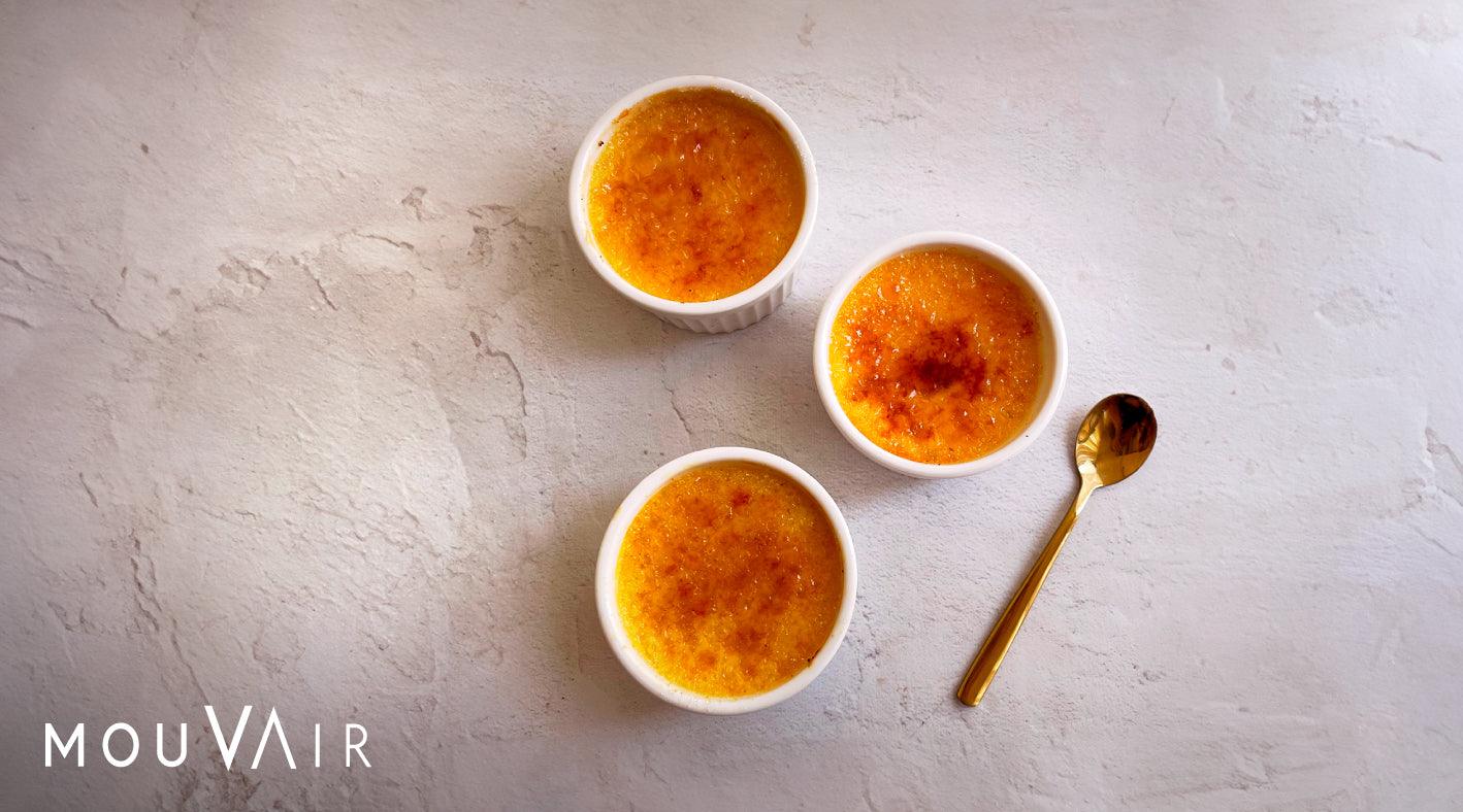 Día del amor: receta fácil de crème brûlée en horno freidora de aire