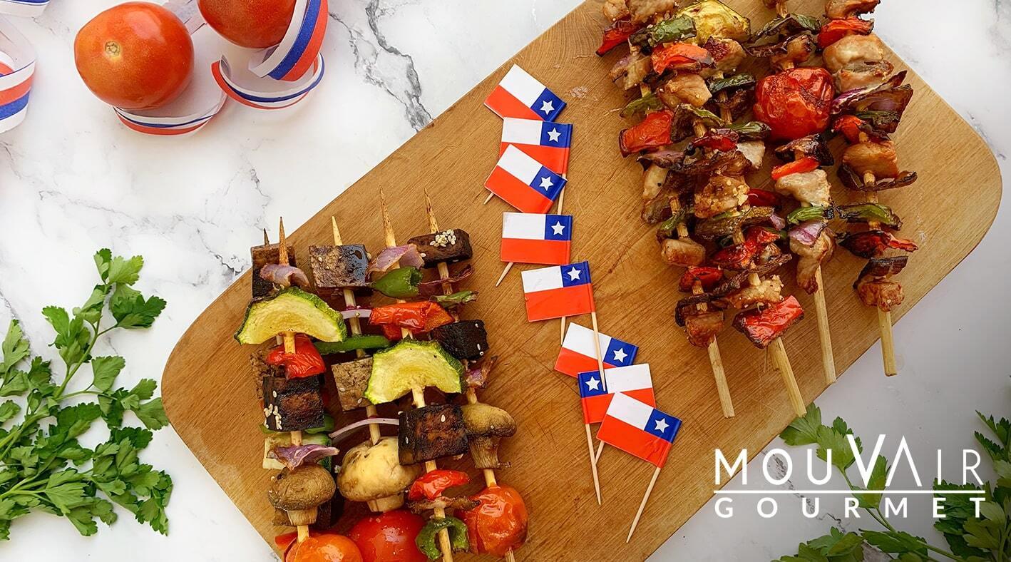 Fiestas Patrias: Anticuchos tradicionales y veganos en freidora de aire - Mouvair
