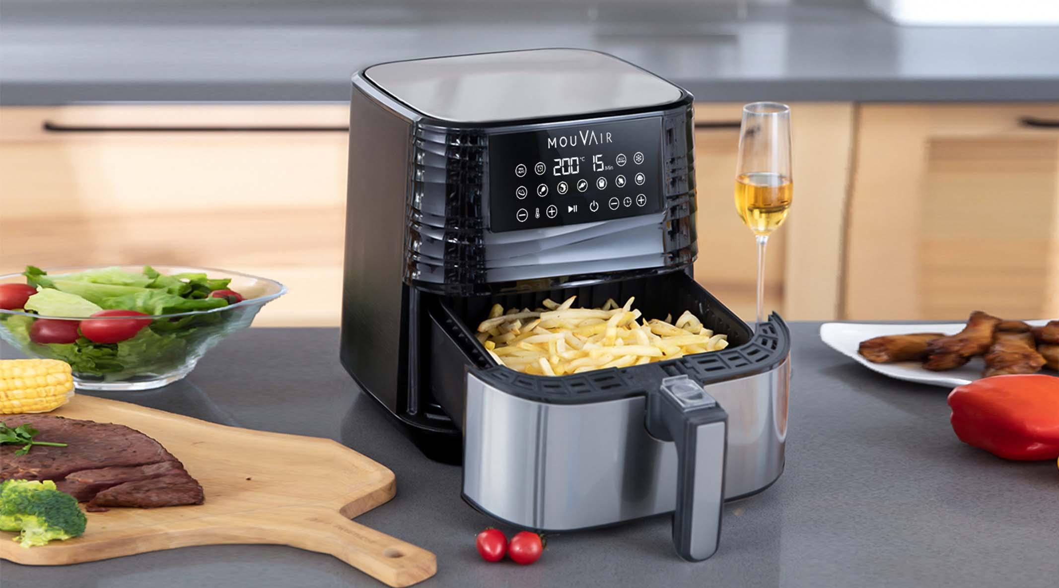 Freidora de aire. Cocina de manera fácil y saludable. - Mouvair