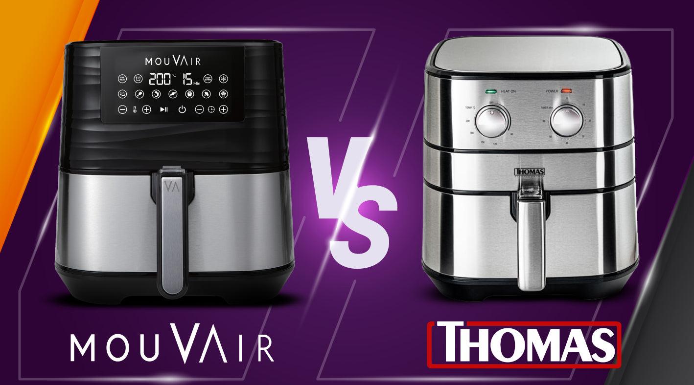 Freidora de aire Mouvair vs Thomas TH-AF60MI - Mouvair