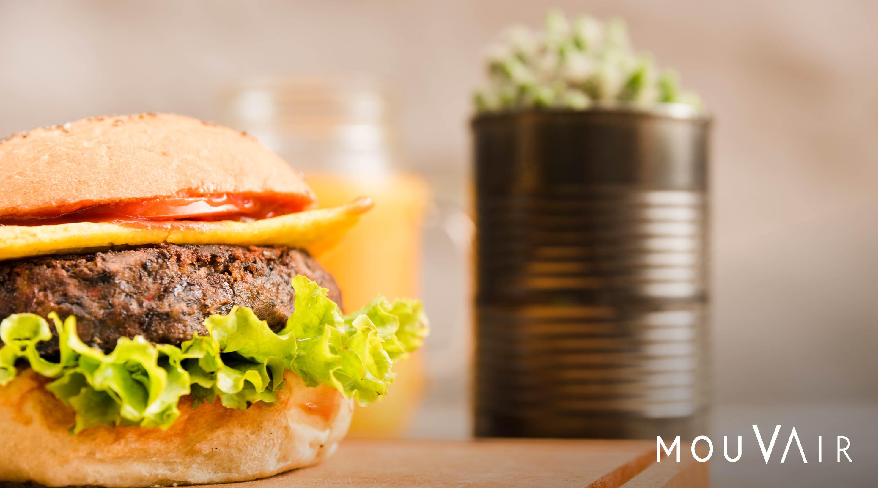 Hamburguesas caseras en freidora de aire