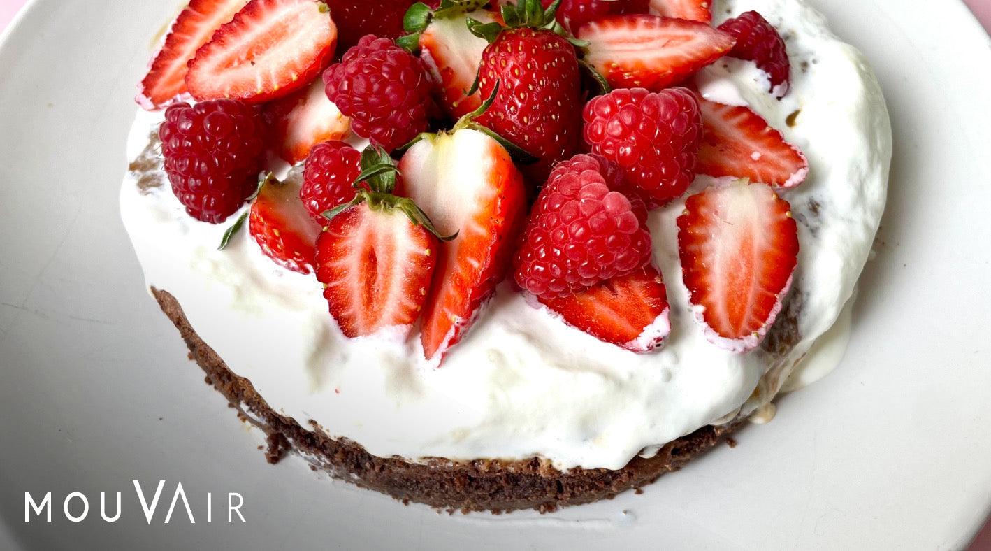 Marquise de chocolate en horno freidora