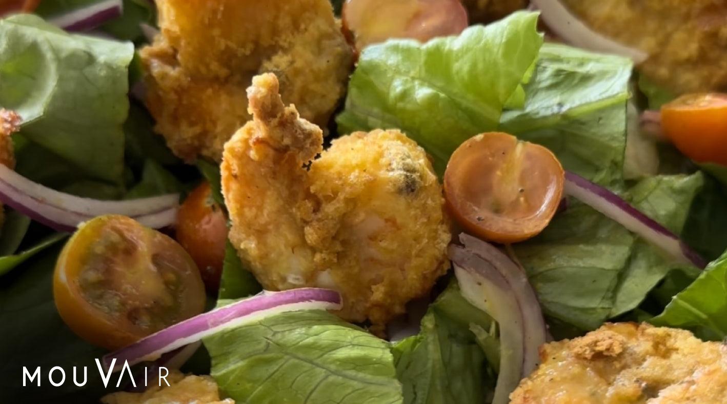 Receta de camarones apanados en freidora de aire: El picoteo perfecto