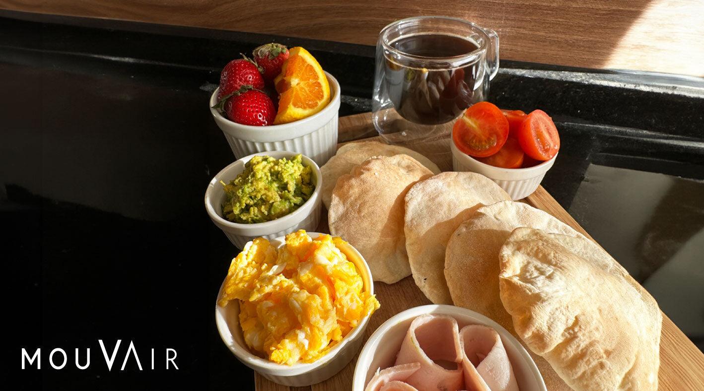 Receta de desayuno familiar en freidora de aire