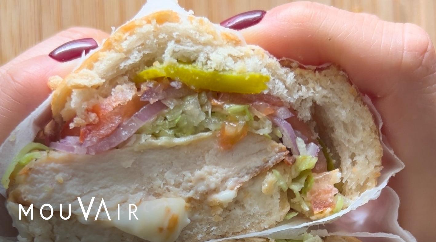 Receta de NutraGo! : Sándwich estilo Subway en horno freidora de aire - Mouvair