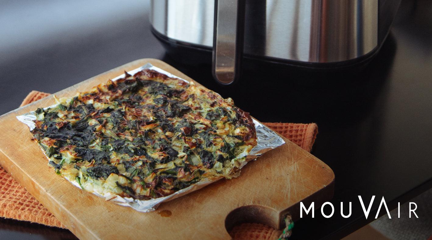 Receta de tortilla de espinaca en freidora de aire: Una opción fácil, sana y deliciosa - Mouvair