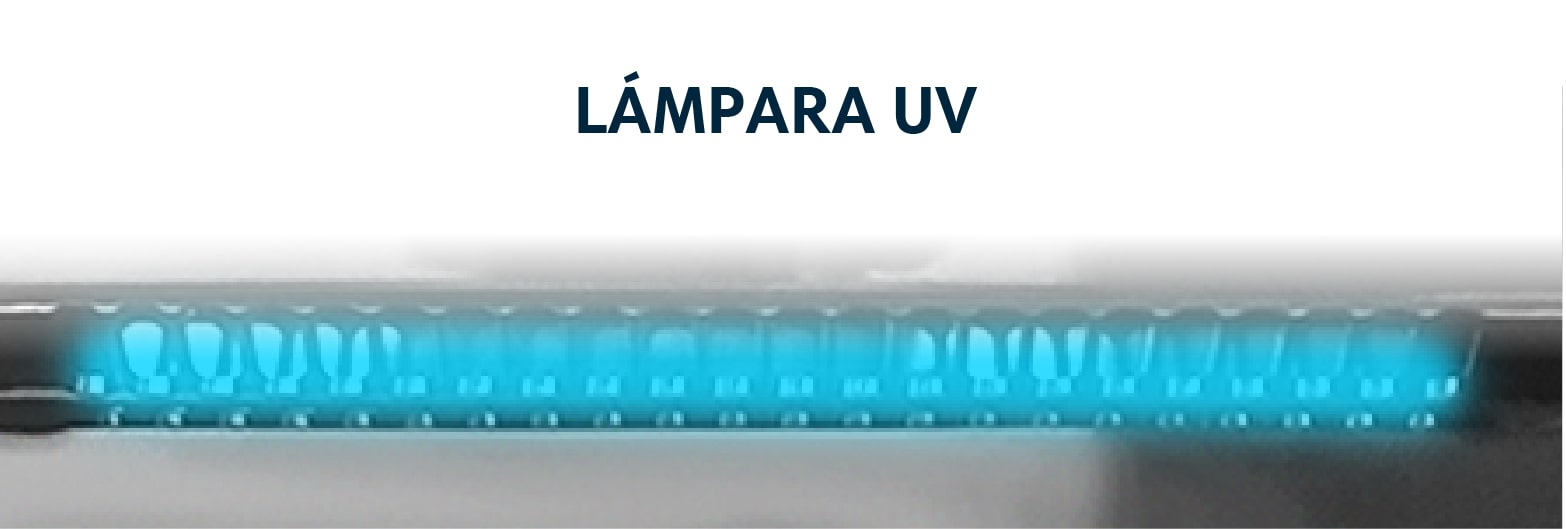 purificador de aire con lámpara UV