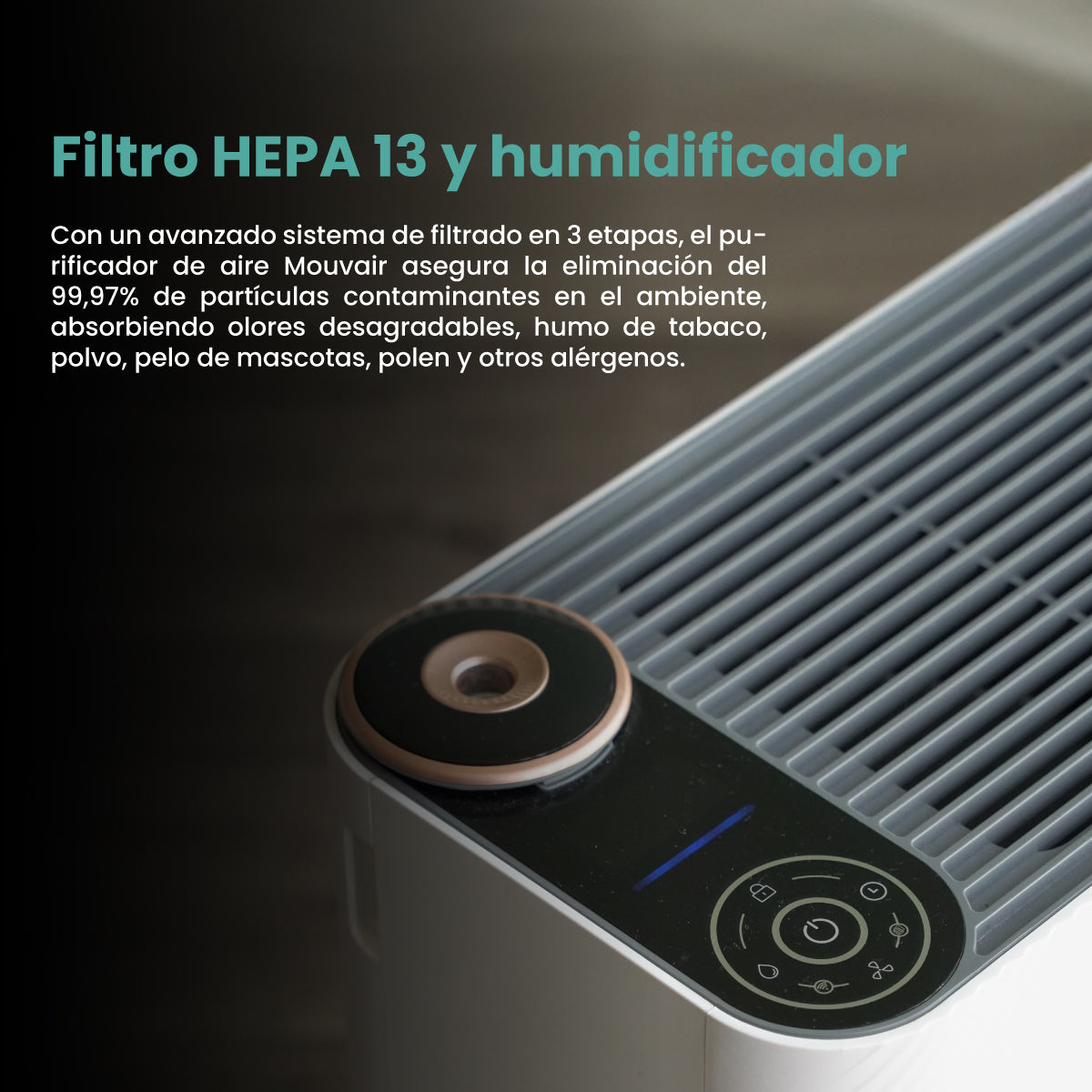 Purificador de aire Mouvair Calm + Filtro HEPA H13