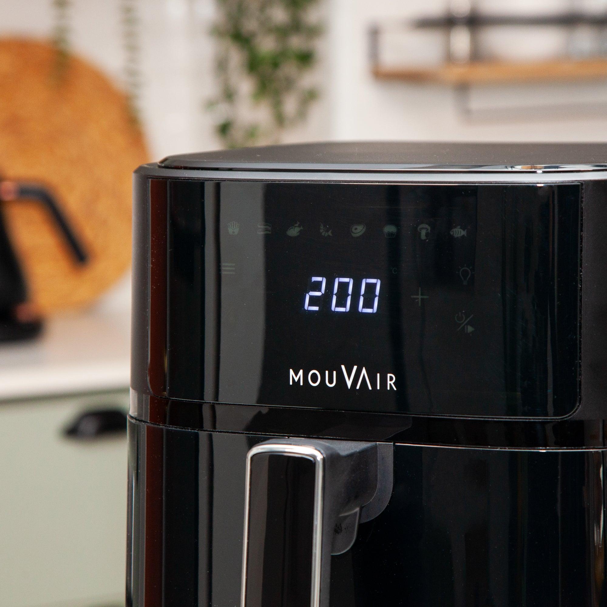 Freidora de Aire 6 L Mouvair Clear Fry + Recetario Hipocalórico - Mouvair