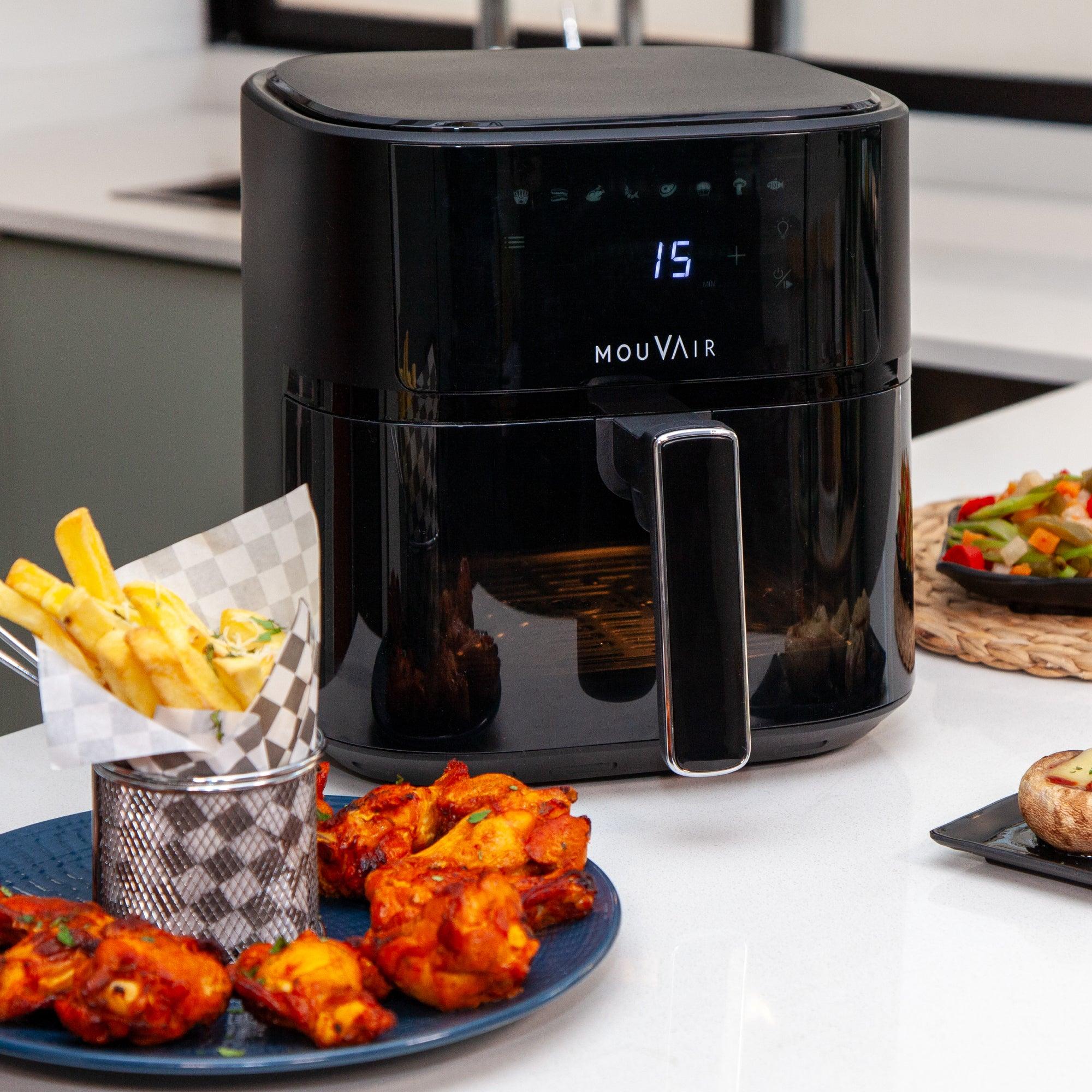 Freidora de Aire Mouvair Clear Fry + Hervidor Inteligente Mouvair Swan - Mouvair