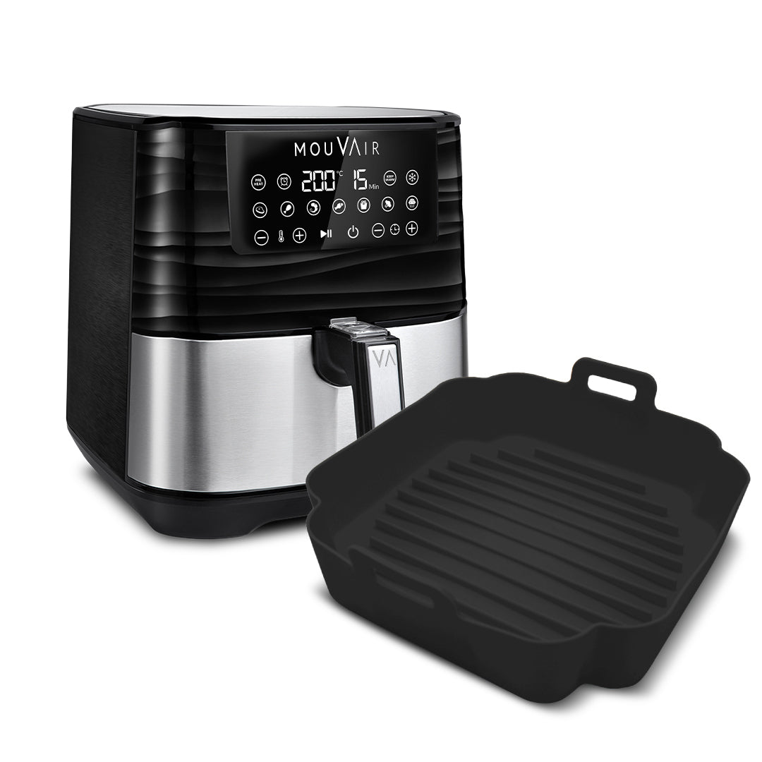 Freidora de Aire 5.5L Mouvair Gourmet + Molde de Silicona
