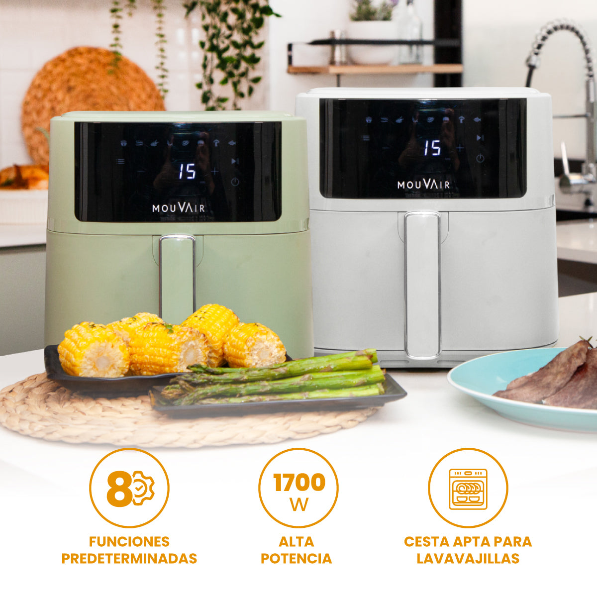 Freidora de Aire 6 L Mouvair Fry