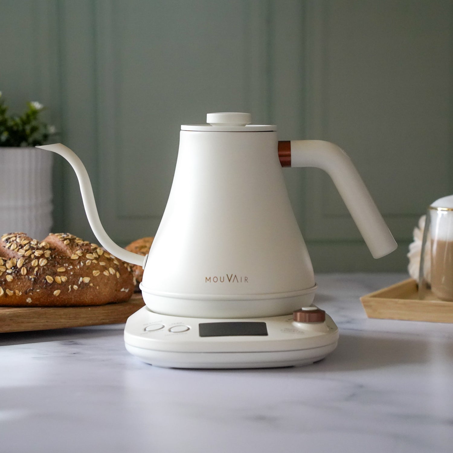 Hervidor Eléctrico Inteligente Cuello Cisne Mouvair Swan