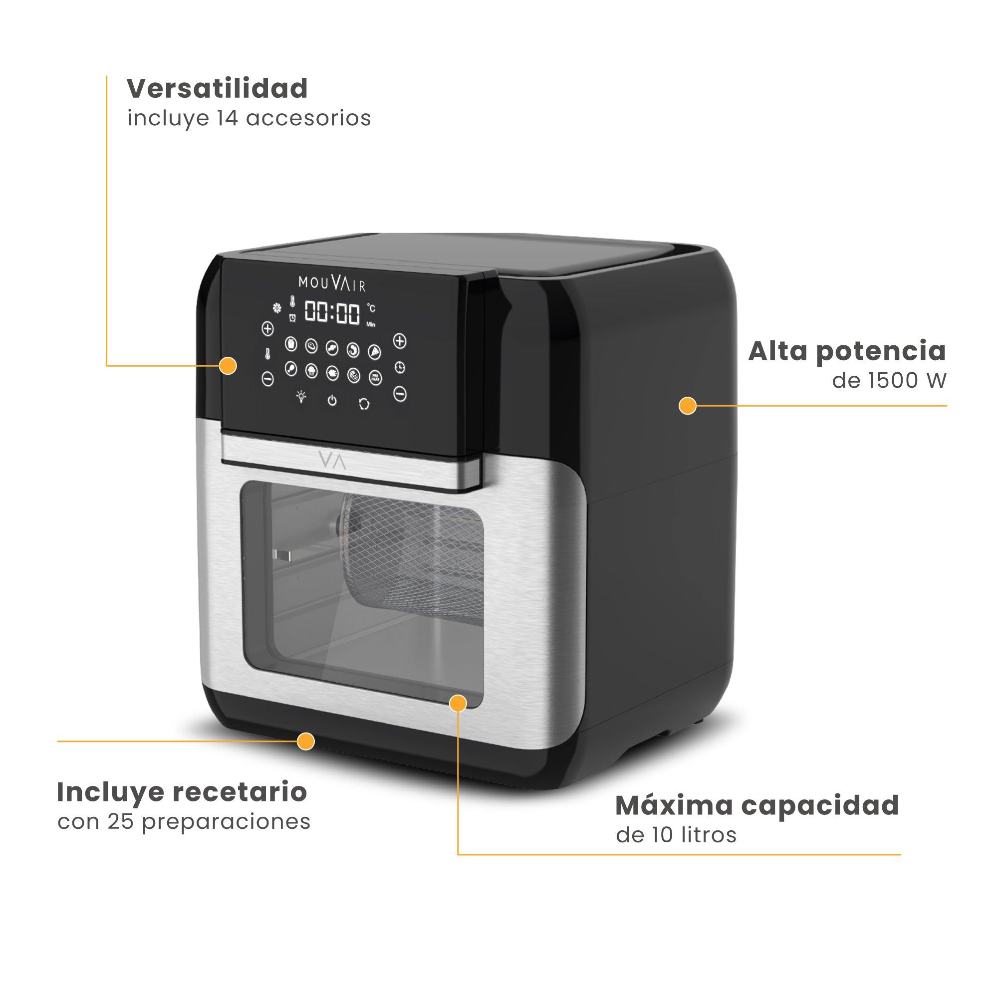 Horno Freidora de Aire 10L Mouvair Crisp - Mouvair