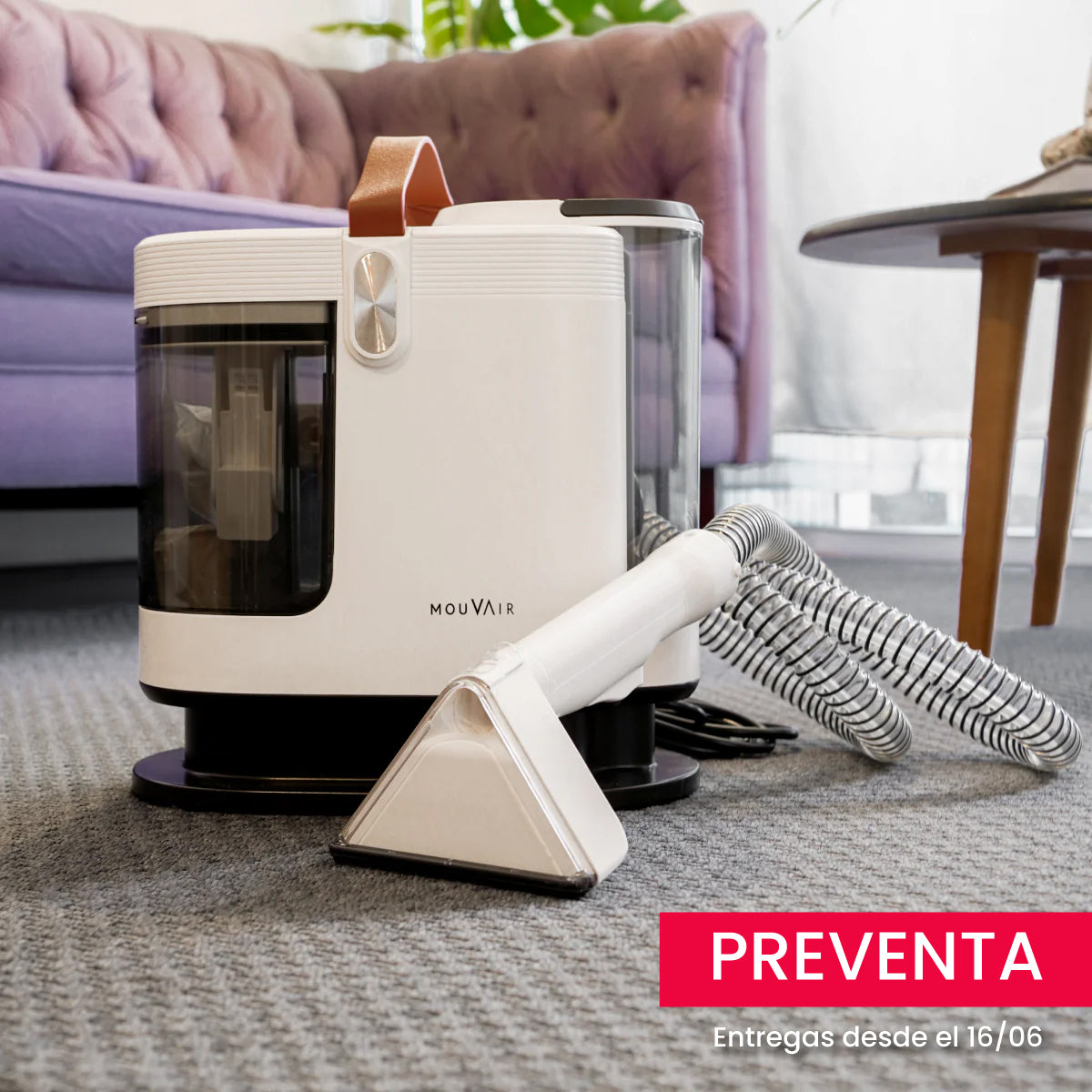 Preventa Aspiradora Lava Tapiz Mouvair Jet