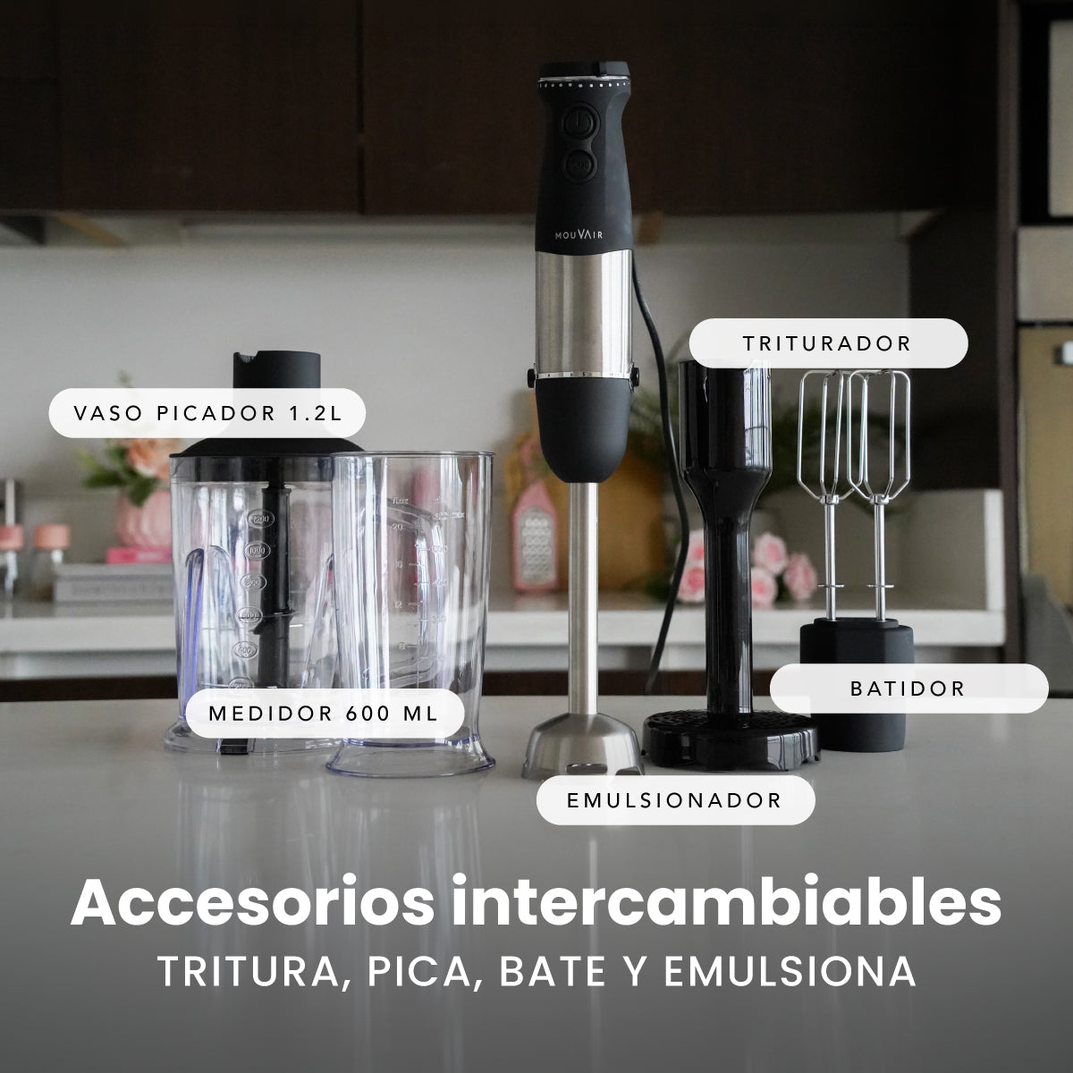 Minipimer y Batidora Mouvair Mixer 1300W