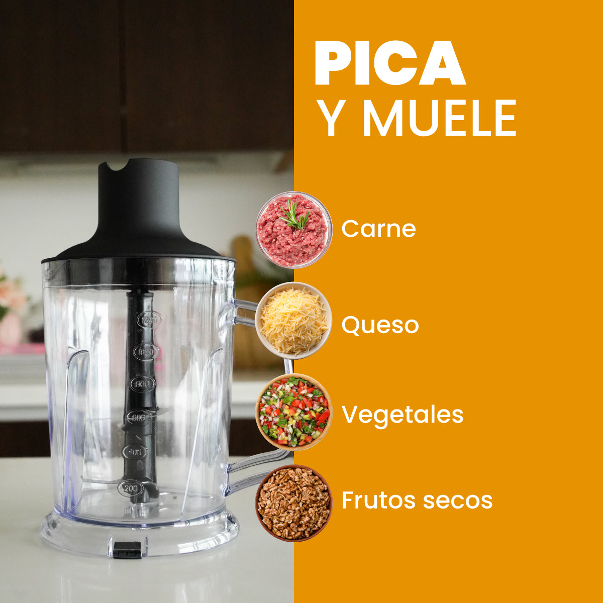 Minipimer y Batidora Mouvair Mixer 1300W