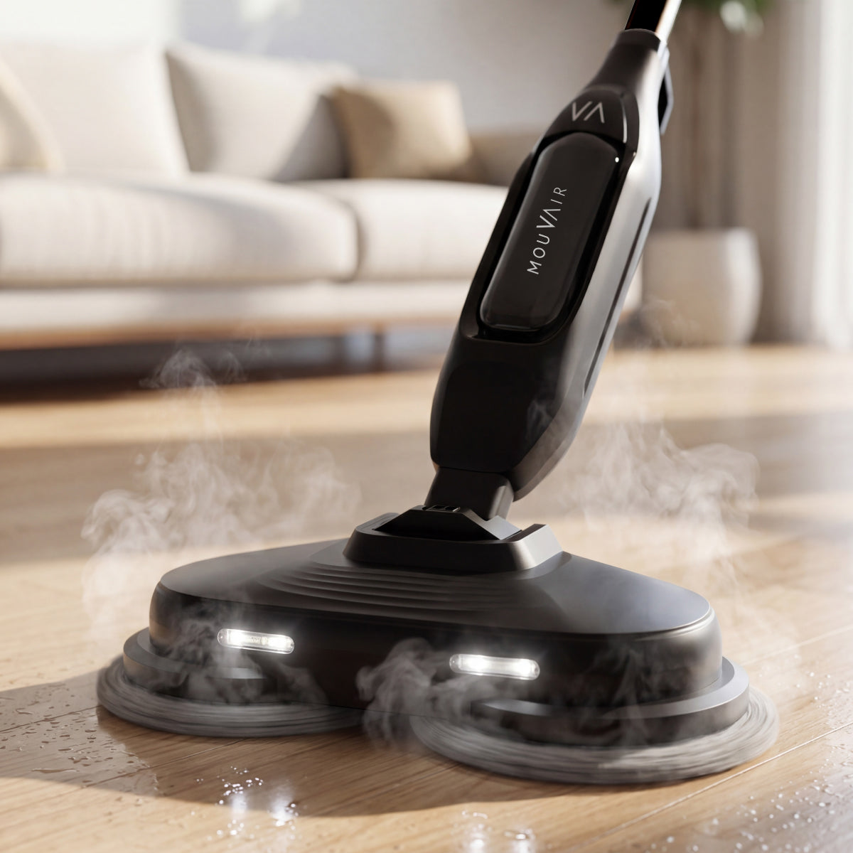 Mopa a vapor giratoria Mouvair Spin