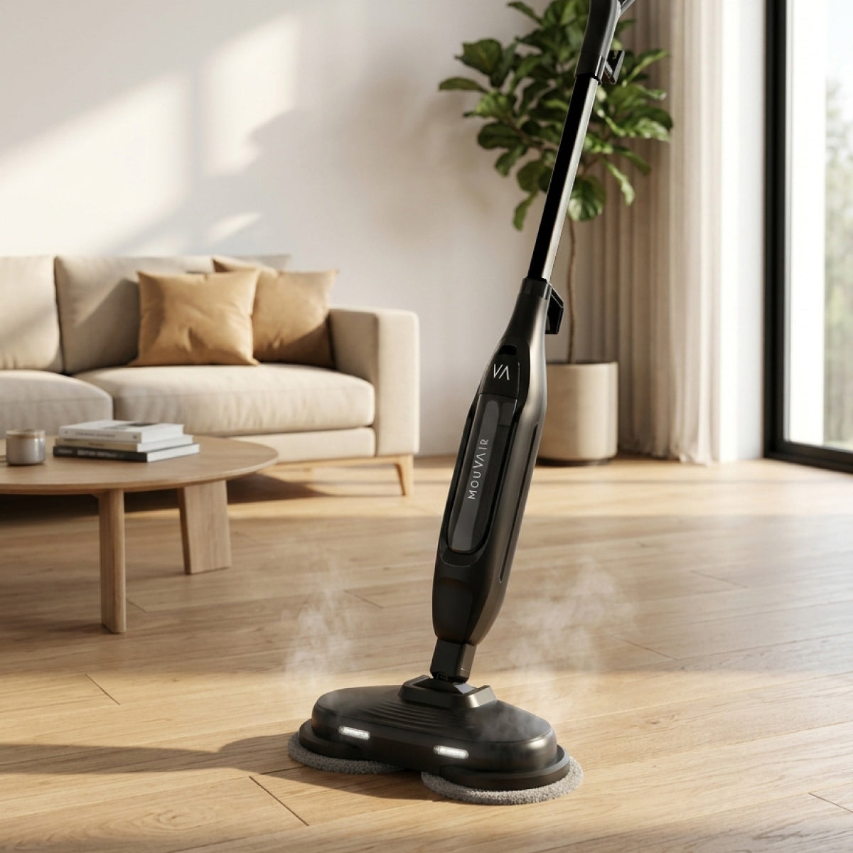 Mopa a vapor giratoria Mouvair Spin