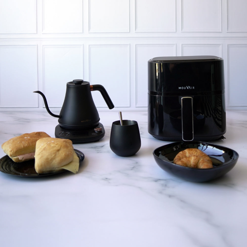 Pack Freidora de Aire Mouvair Clear Fry + Hervidor Inteligente Mouvair Swan