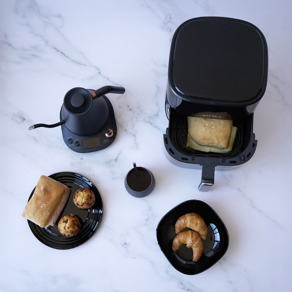 Pack Freidora de Aire Mouvair Clear Fry + Hervidor Inteligente Mouvair Swan