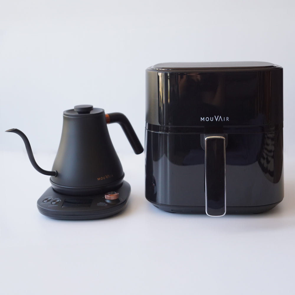 Pack Freidora de Aire Mouvair Clear Fry + Hervidor Inteligente Mouvair Swan