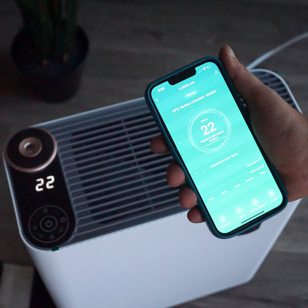 Purificador de Aire Inteligente con APP Mouvair Calm HEPA H13 con humidificador