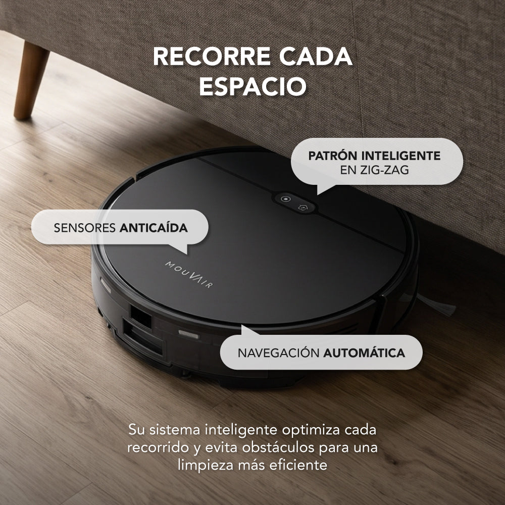 Aspiradora Robot y Trapeadora Mouvair Smart Clean