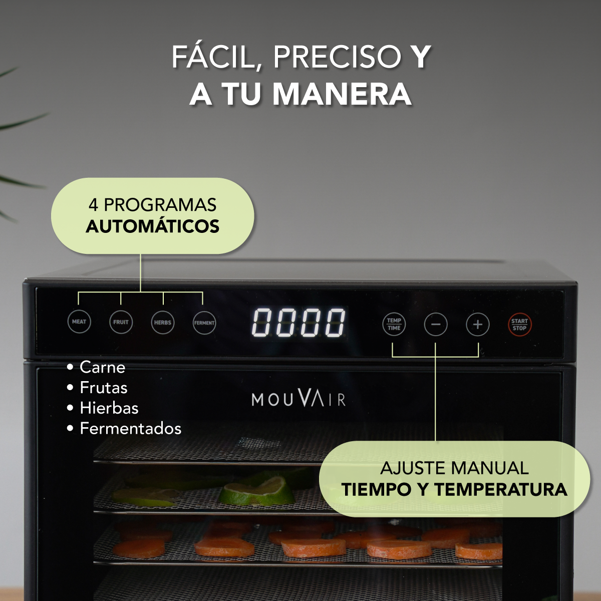 Deshidratador de Alimentos Mouvair Dry