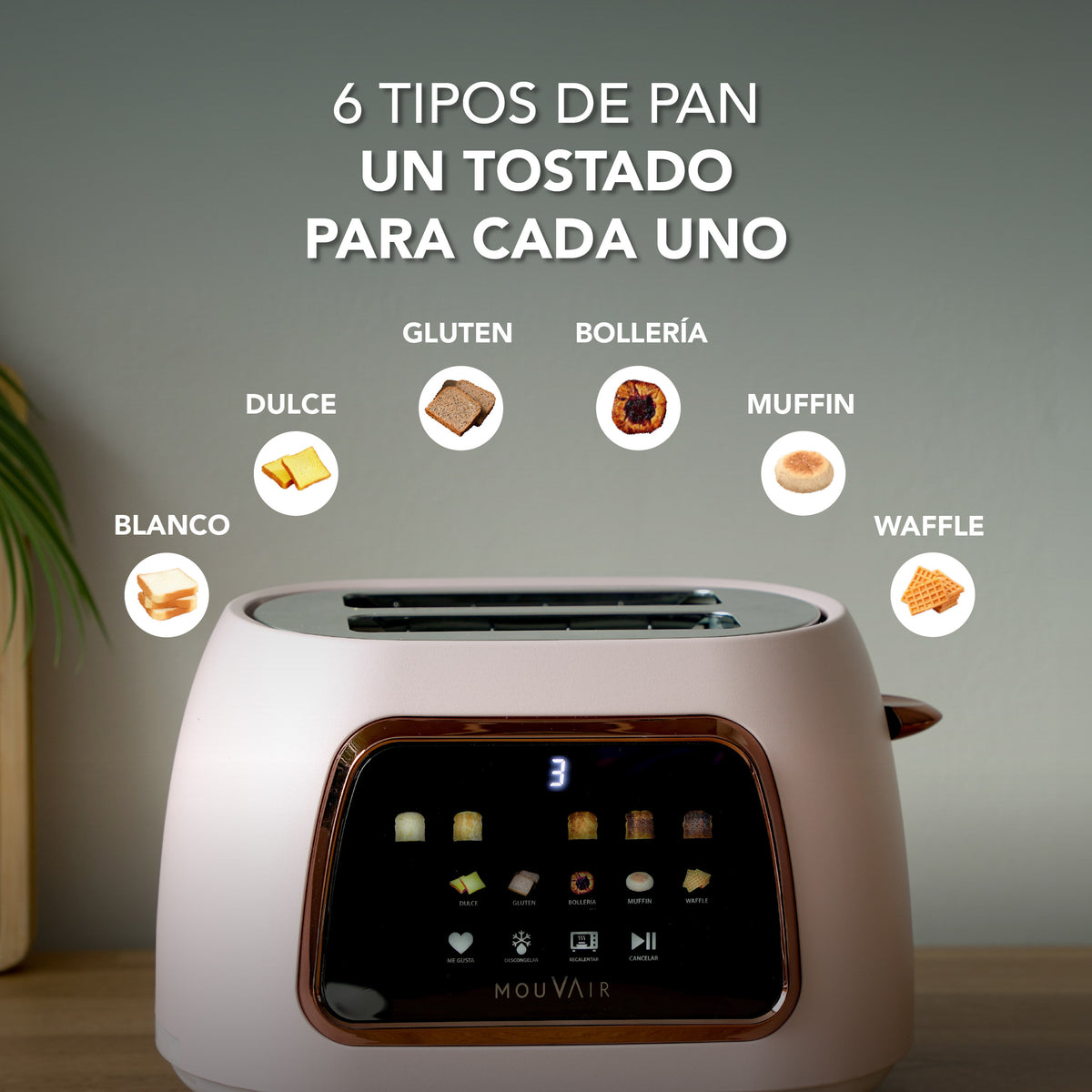Preventa Tostadora Inteligente Mouvair SmartToast (Edición Limitada)