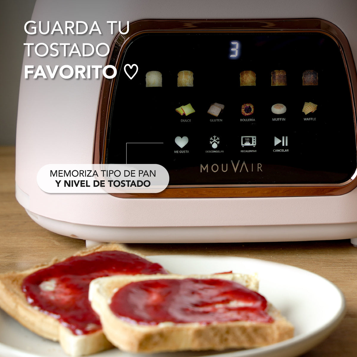 Preventa Tostadora Inteligente Mouvair SmartToast (Edición Limitada)