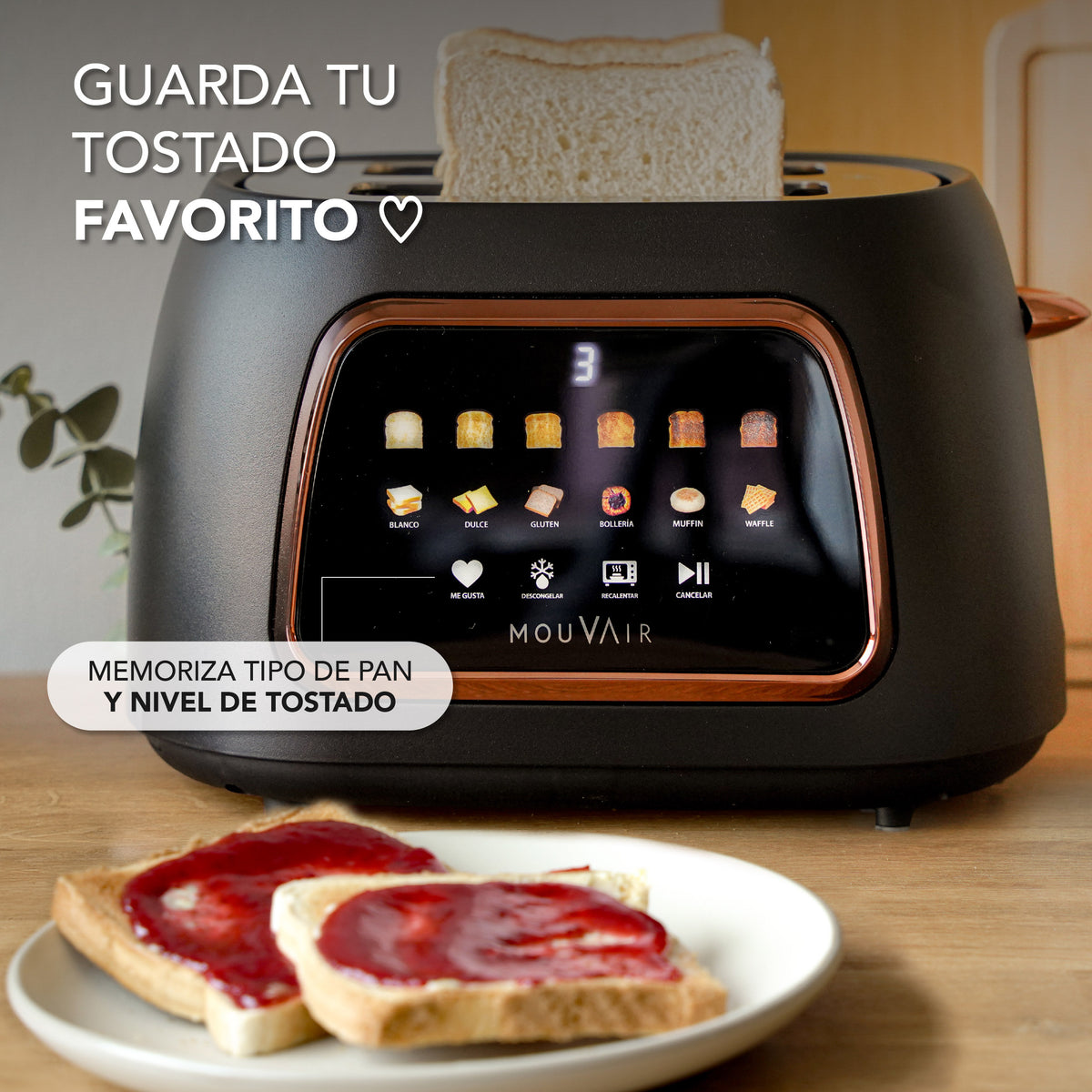Preventa Tostadora Inteligente Mouvair SmartToast