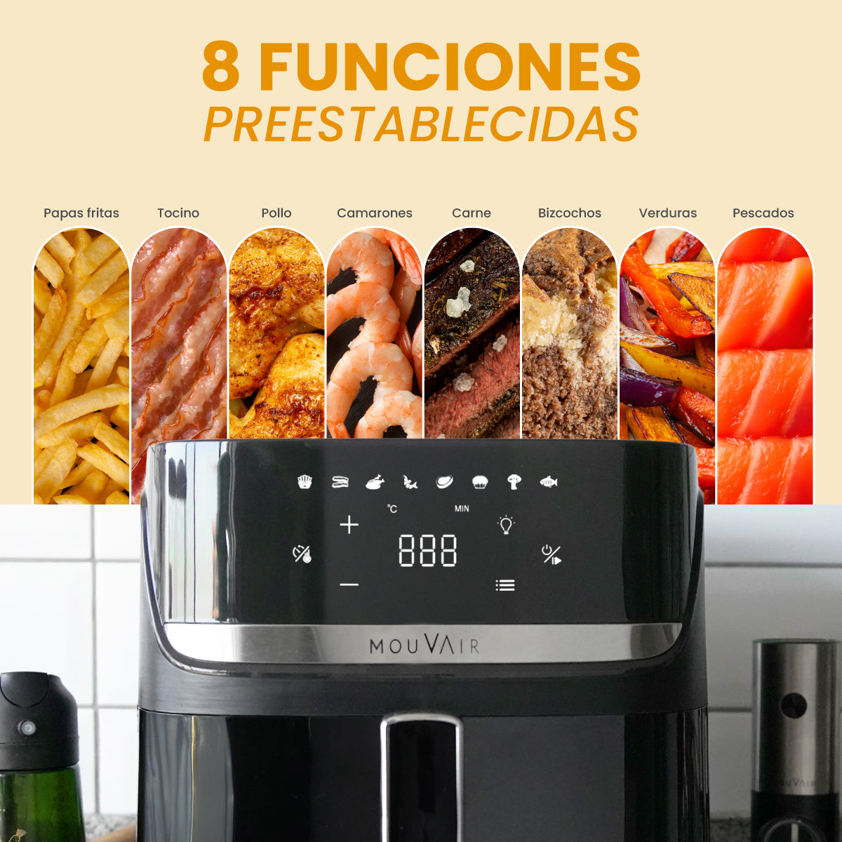 Freidora de Aire 7,6 L Mouvair Supreme