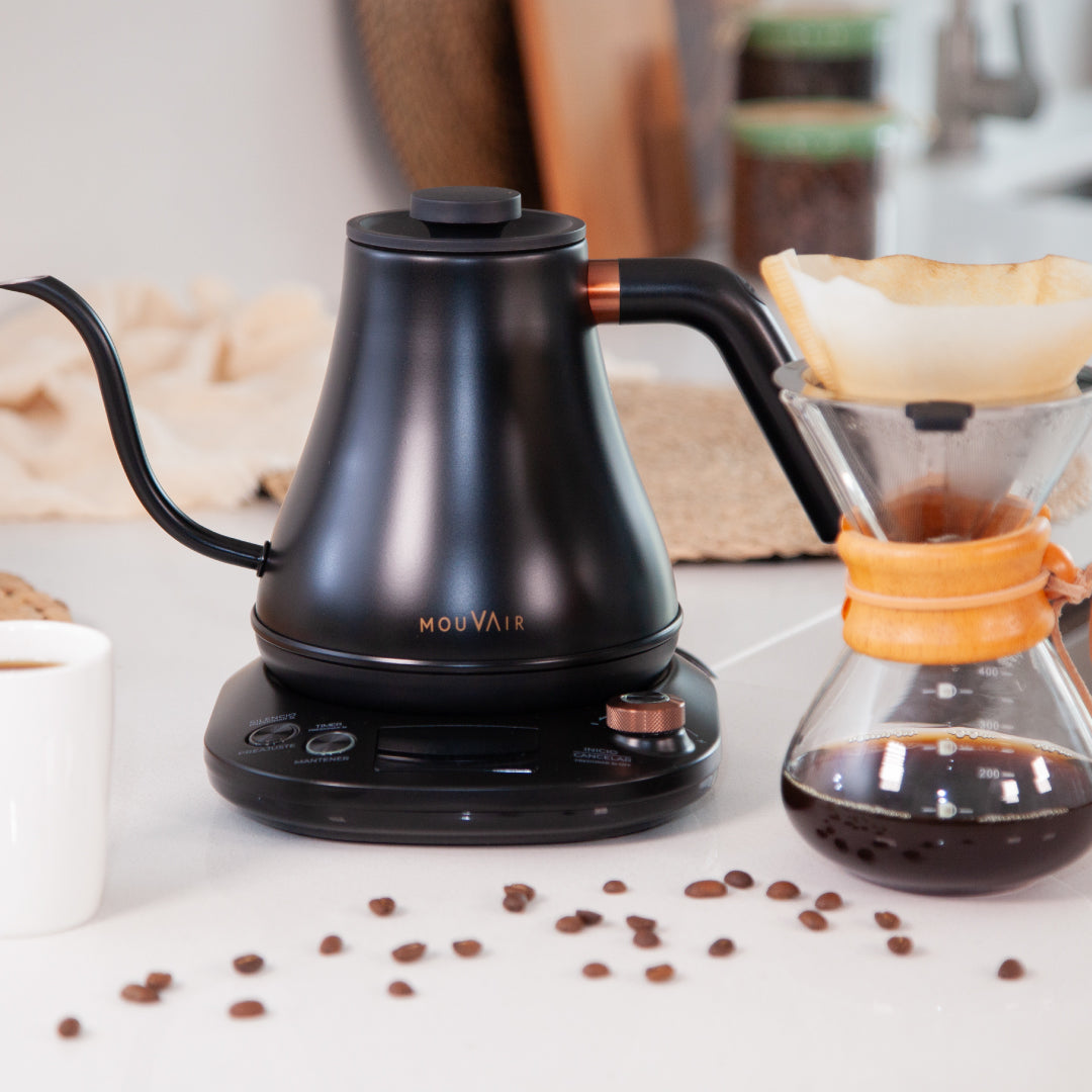 Preventa Hervidor Eléctrico Inteligente Cuello Cisne Negro