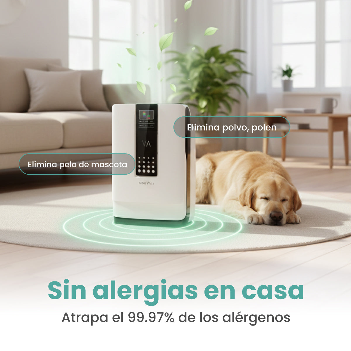 Purificador de Aire Mouvair Zen con HEPA H13 (Grado Médico)