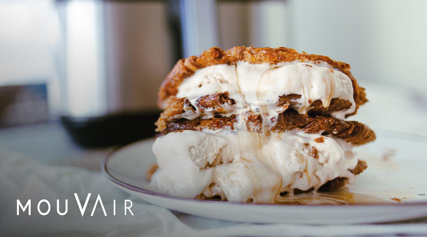 Día del Croissant: Sándwich helado con croissant en freidora de aire - Mouvair