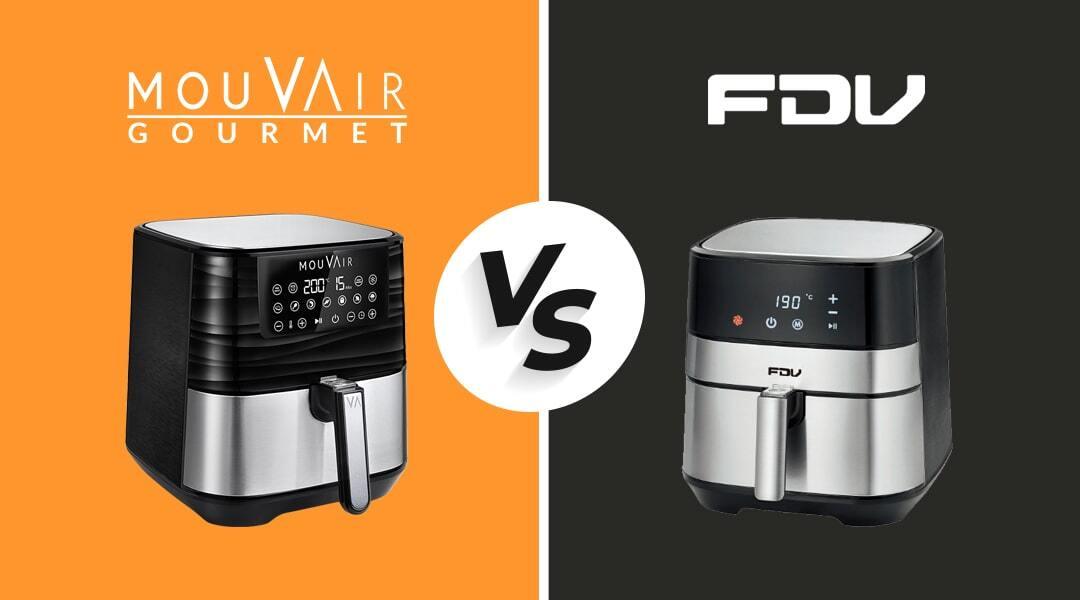 Freidora de aire Mouvair vs FDV Airflow - Mouvair
