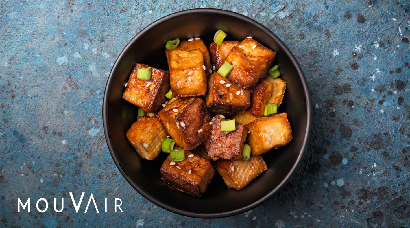 Porque amamos a los veggies: Receta de tofu crujiente en horno freidora de aire