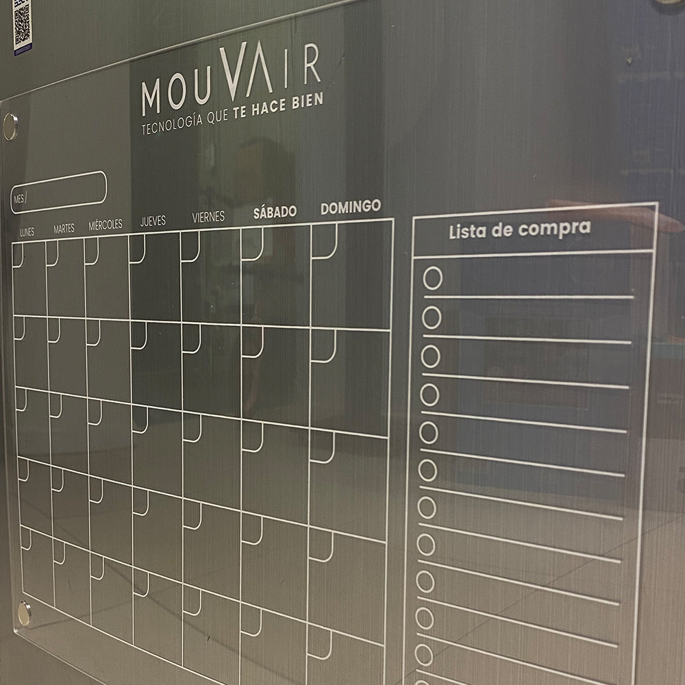 Pizarra Acrílica magnética para refrigerador Mouvair