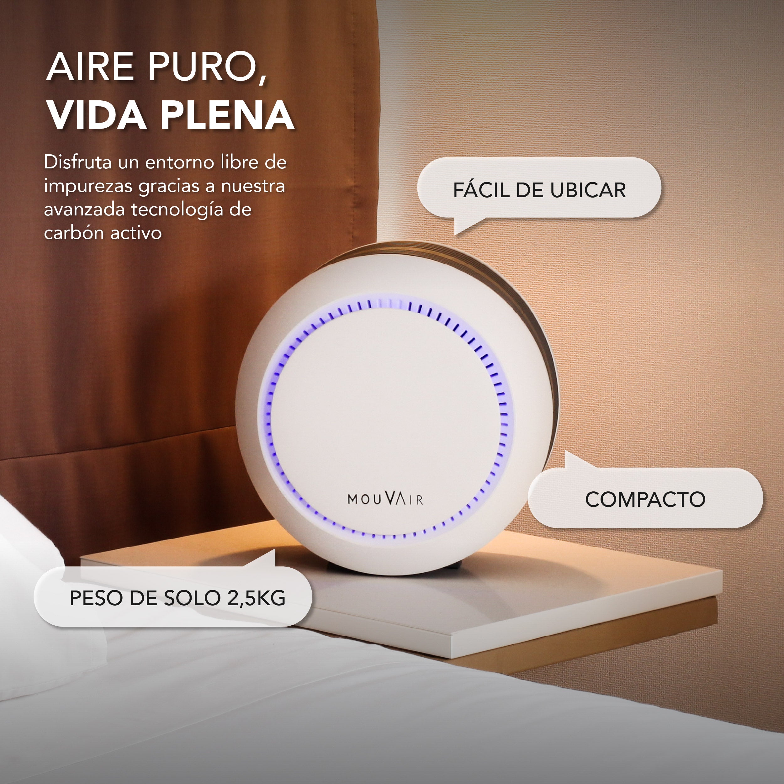 Purificador de Aire Mouvair Om