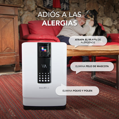 Purificador de Aire Mouvair Zen con HEPA H13 (Grado Médico)