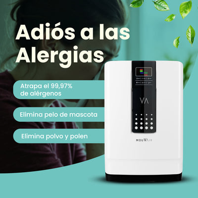 Purificador de Aire Mouvair Zen con HEPA H13 (Grado Médico)