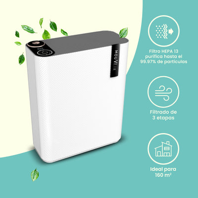 Purificador de Aire Inteligente con APP Mouvair Calm HEPA H13 con humidificador