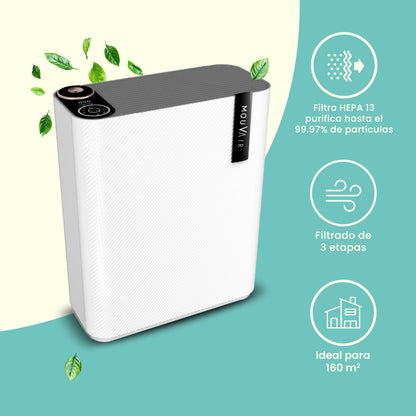 Purificador de Aire Inteligente con APP Mouvair Calm HEPA H13 con humidificador
